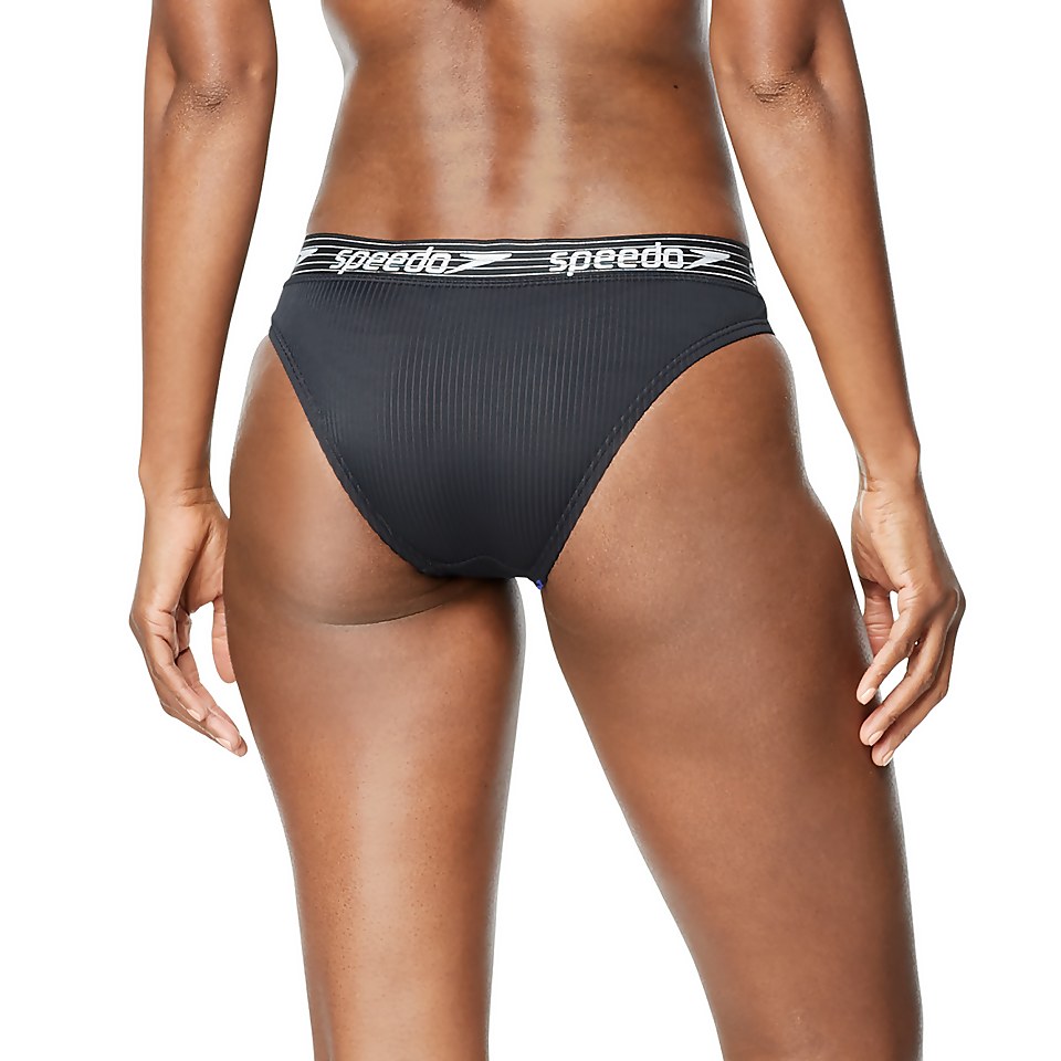 Rib Logo Bikini Bottom