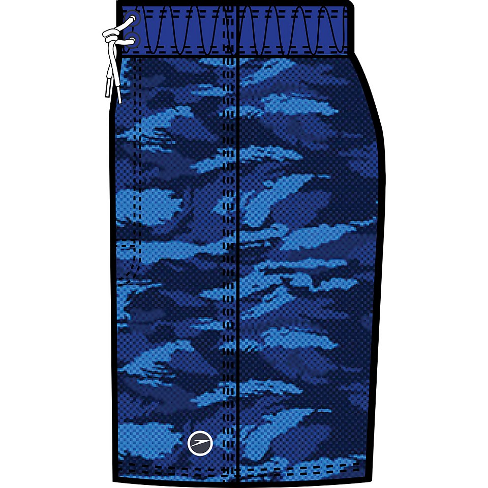 Camo Print Begin To Swim Volley