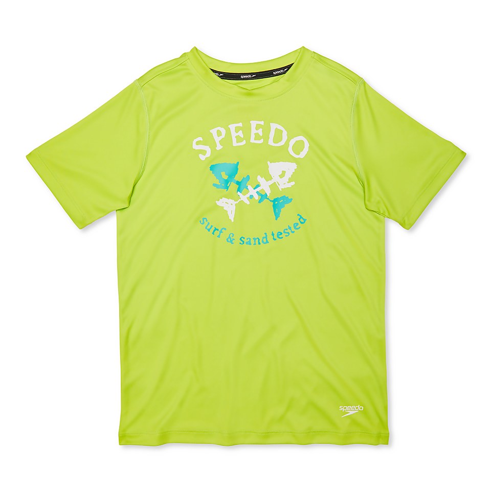 Short Sleeve Graphic Swim Shirt
