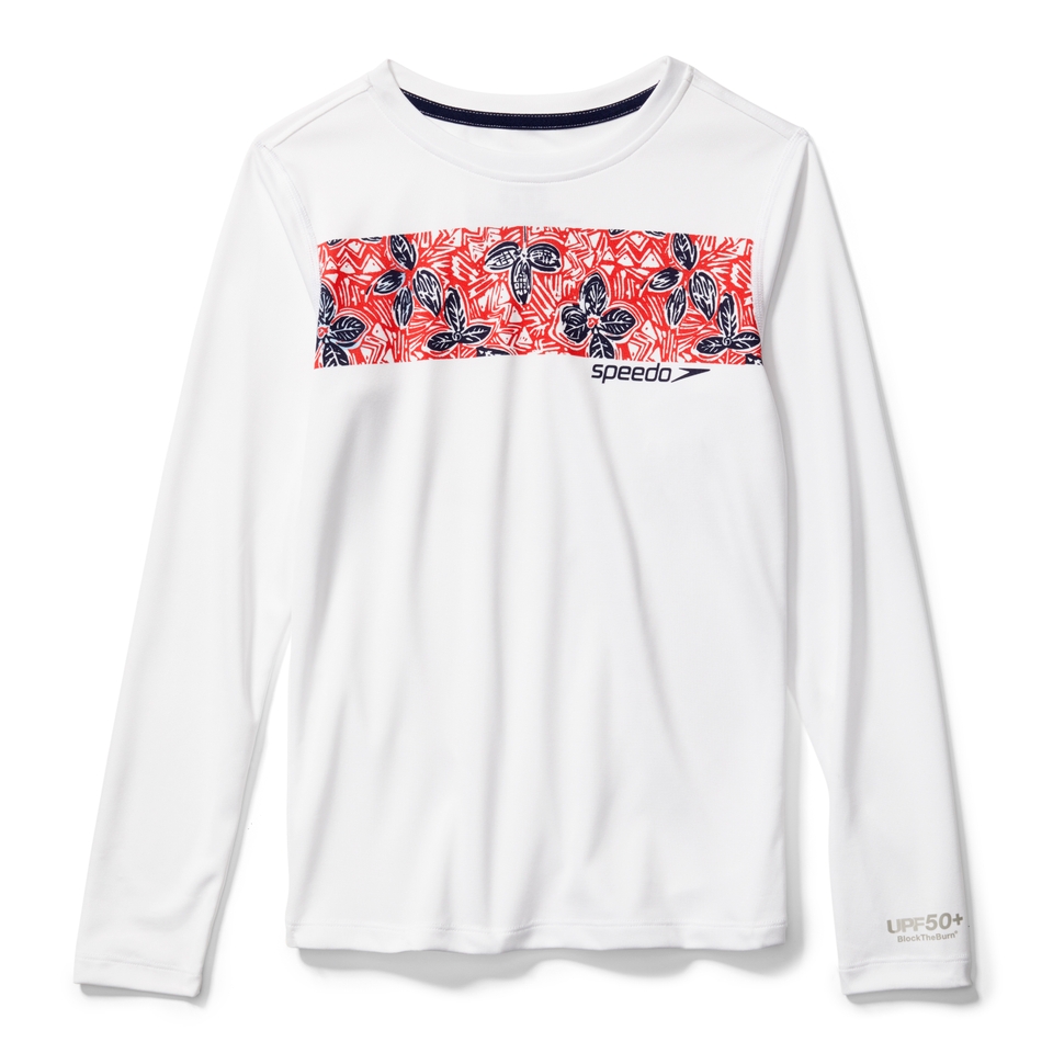 Long Sleeve Graphic Swim Tee