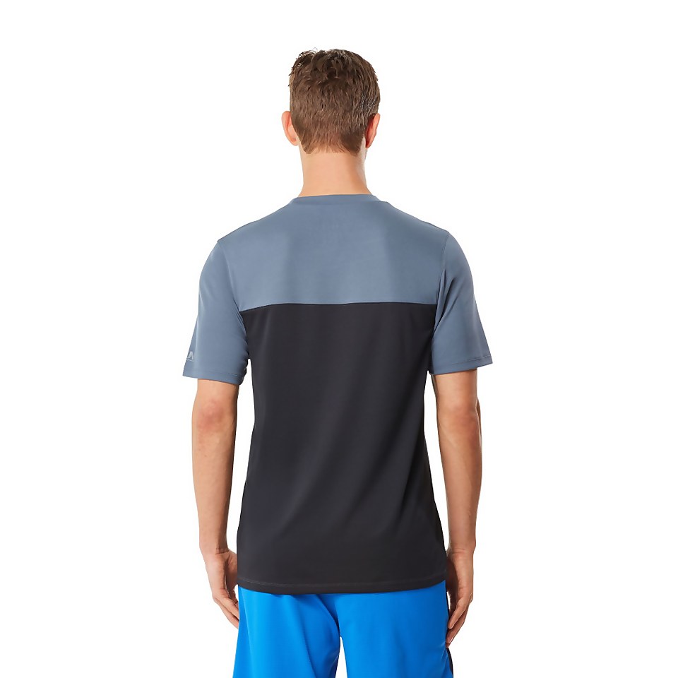 Colorblock Short Sleeve Swim Rashguard