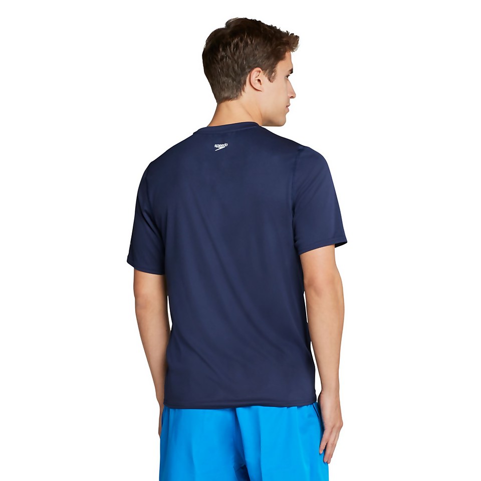 Graphic Short Sleeve Swim Rashguard