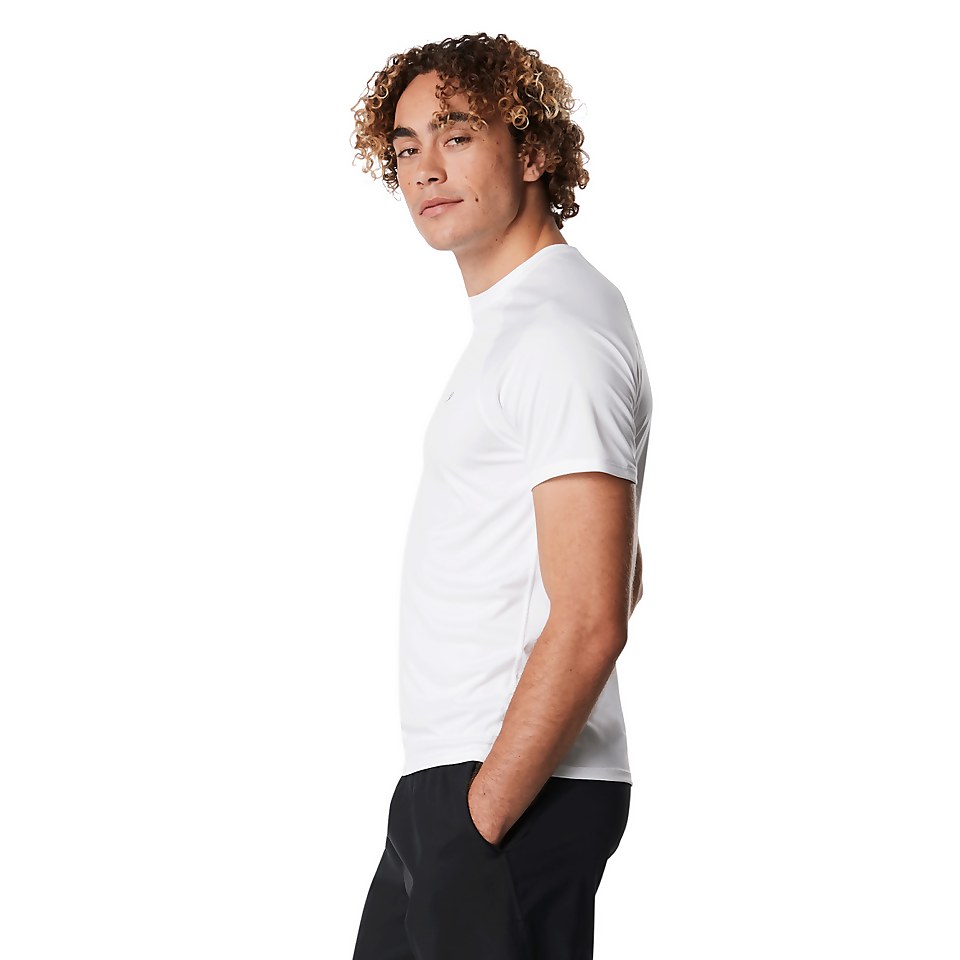 Men's New Easy Short Sleeve Rashguard White