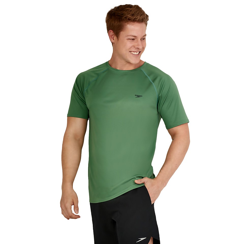 Easy Solid Short Sleeve Swim Rashguard