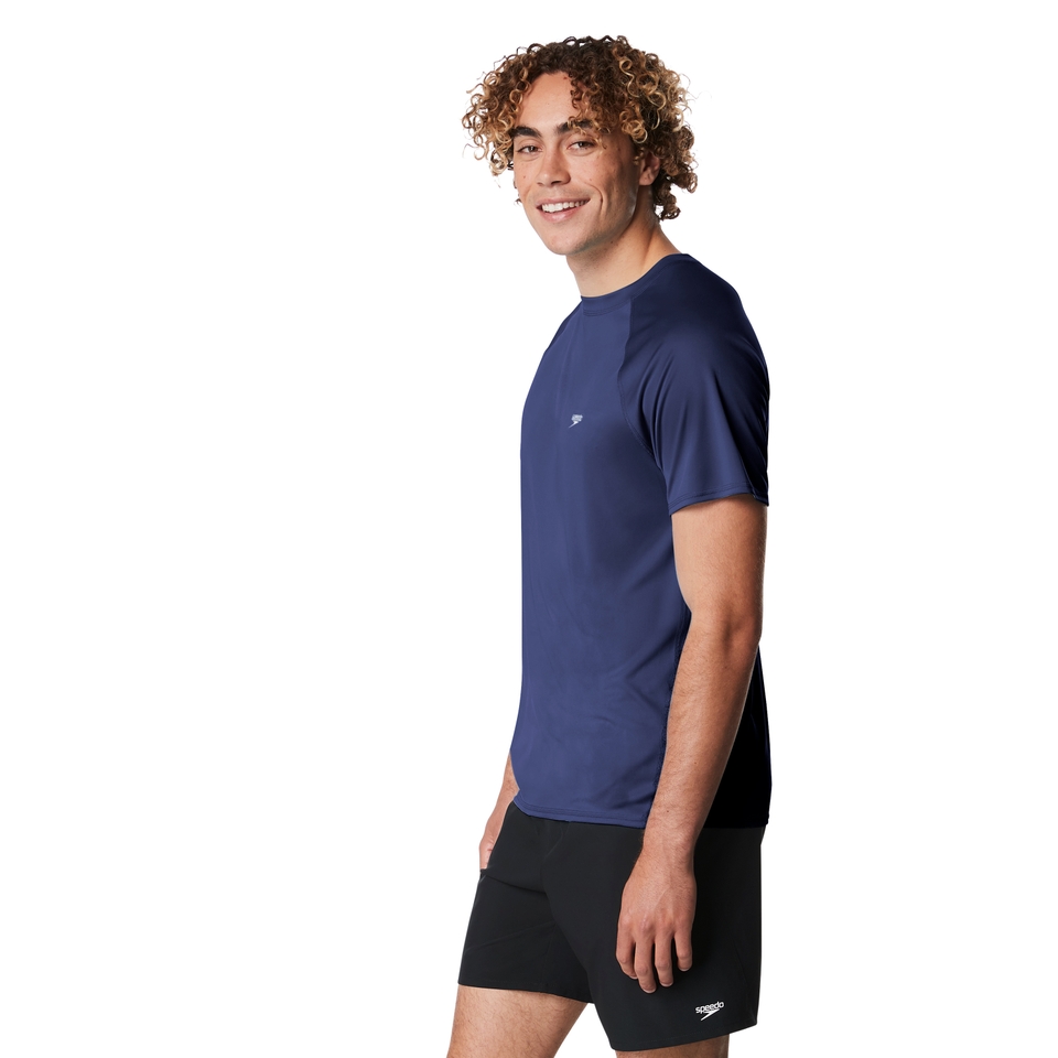 Easy Solid Short Sleeve Swim Rashguard