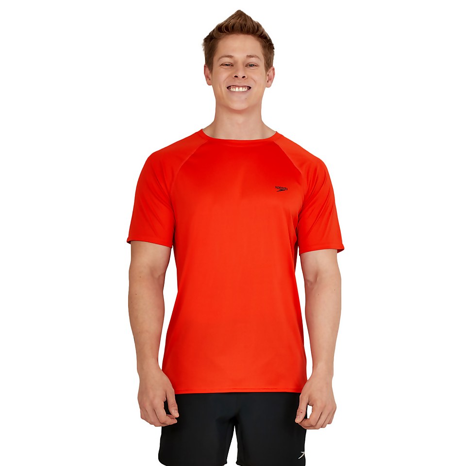 Easy Solid Short Sleeve Swim Rashguard