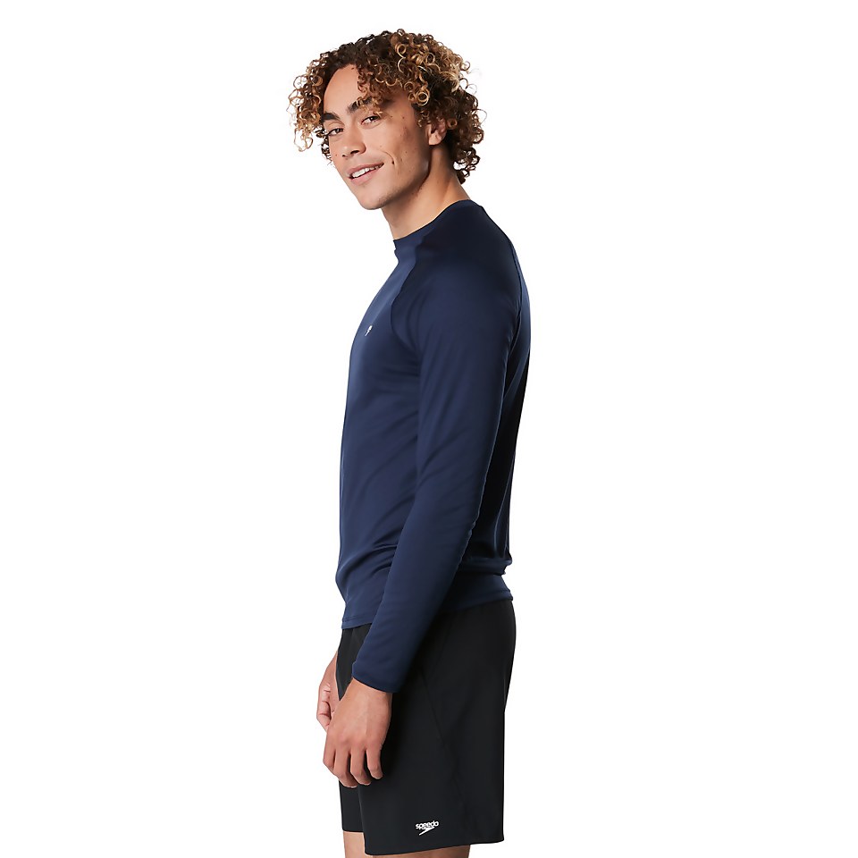 Men's New Easy Long Sleeve Granite Rashguard Navy