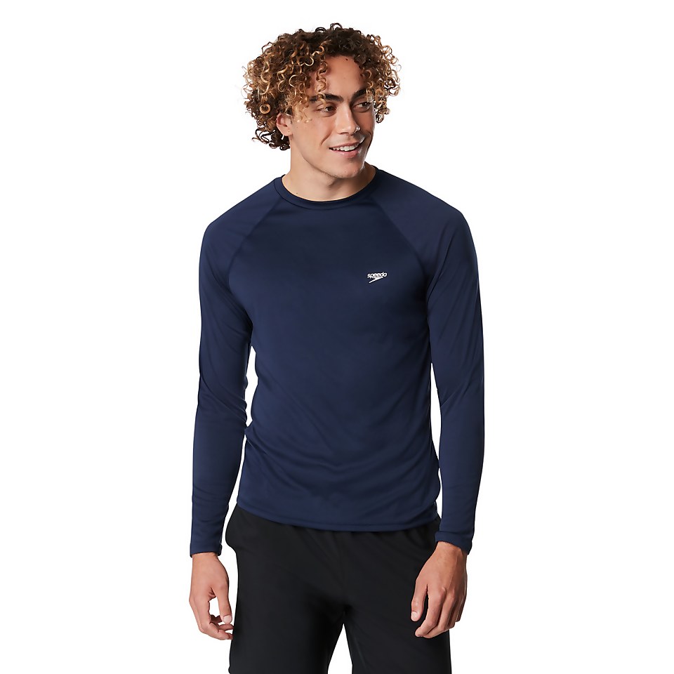 Men's New Easy Long Sleeve Granite Rashguard Navy