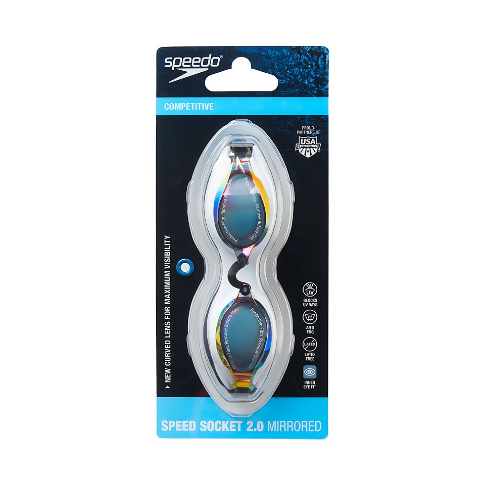 Speed Socket 2.0 Mirrored Goggles White