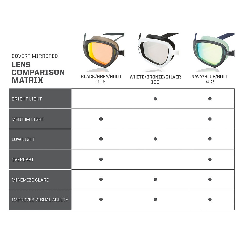 Covert Mirrored Goggle