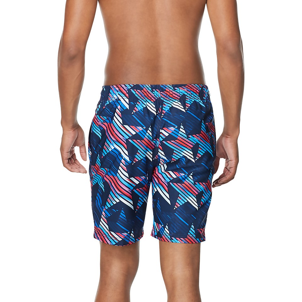 Men's Linear Lines 20" Boardshort Blue