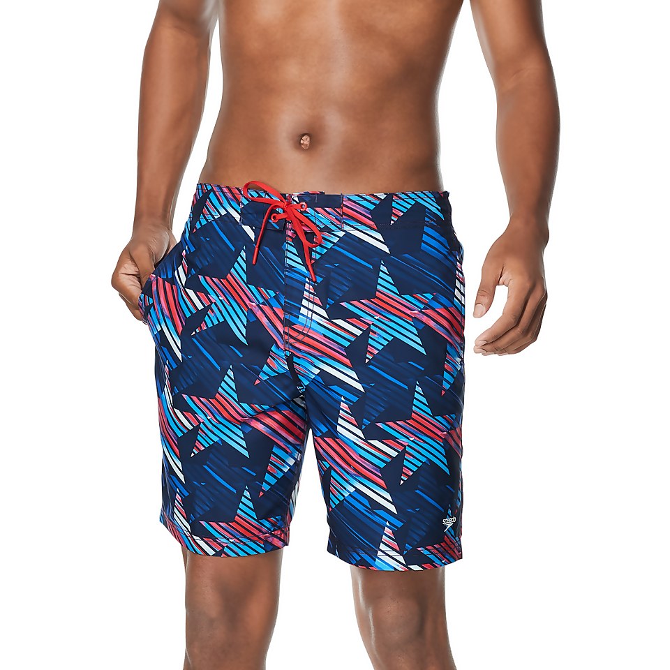 Men's Linear Lines 20" Boardshort Blue