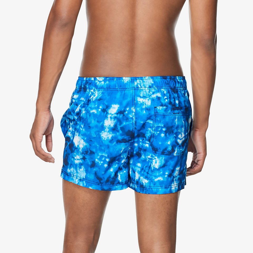Men's Vibe Tye Dye Volley 14" Blue