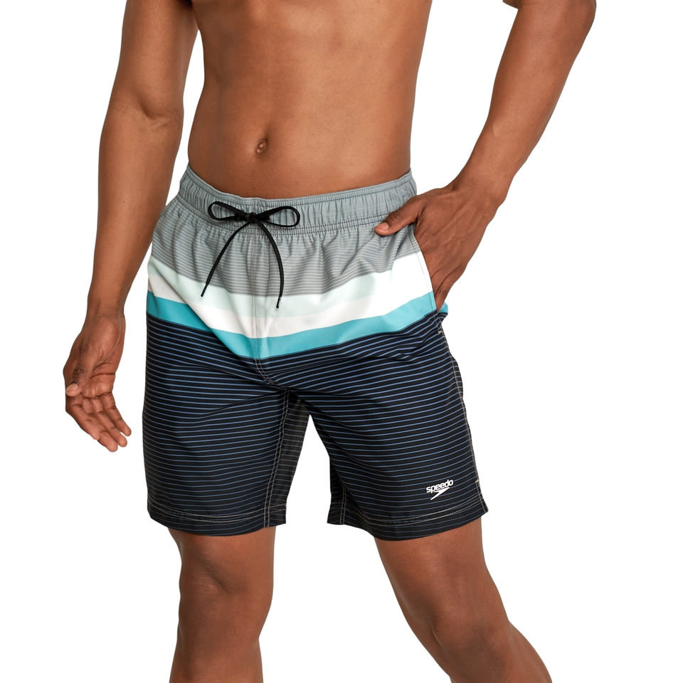 Men's Printed Volley 18" Gray