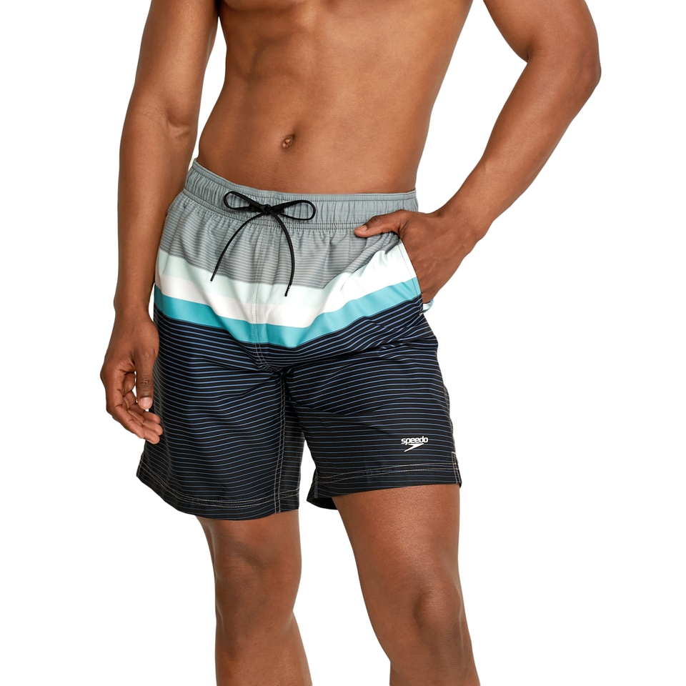 Men's Printed Volley 18" Gray