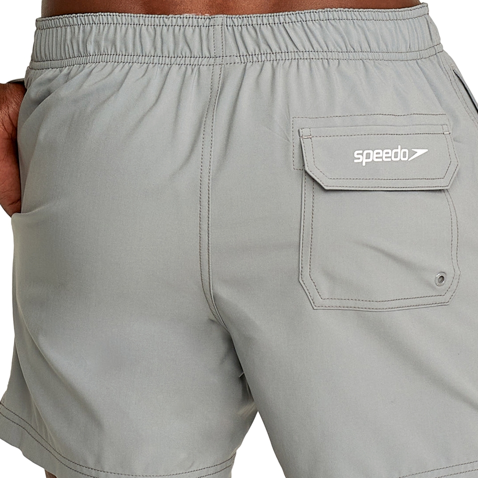 Men's Solid Volley 16" Gray