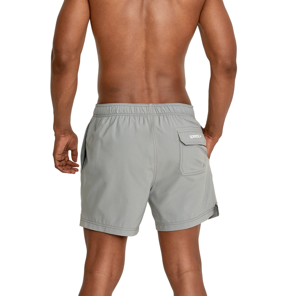 Men's Solid Volley 16" Gray