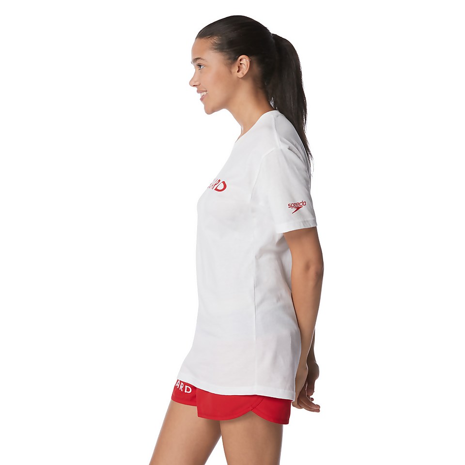 Unisex Adult Guard Crew Neck Tee White