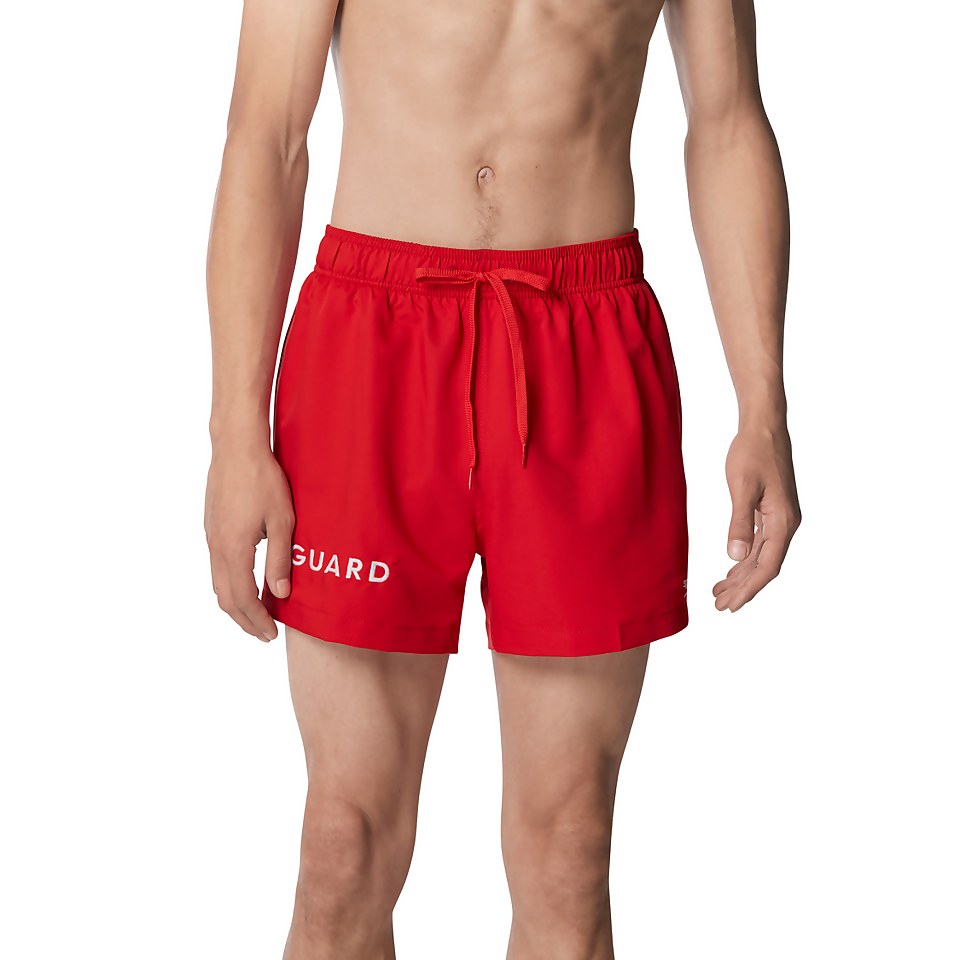 Men's Guard 14" Volley Swim Trunks Red