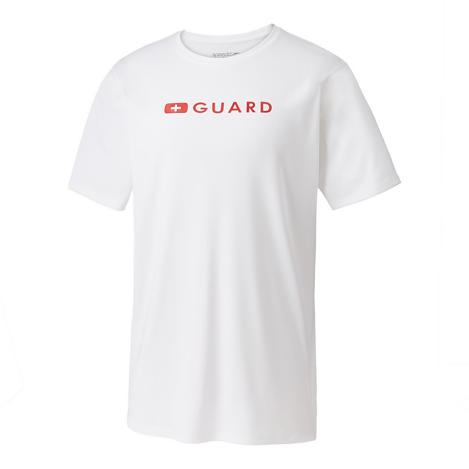 Men's Guard New Easy Short Sleeve Rashguard White