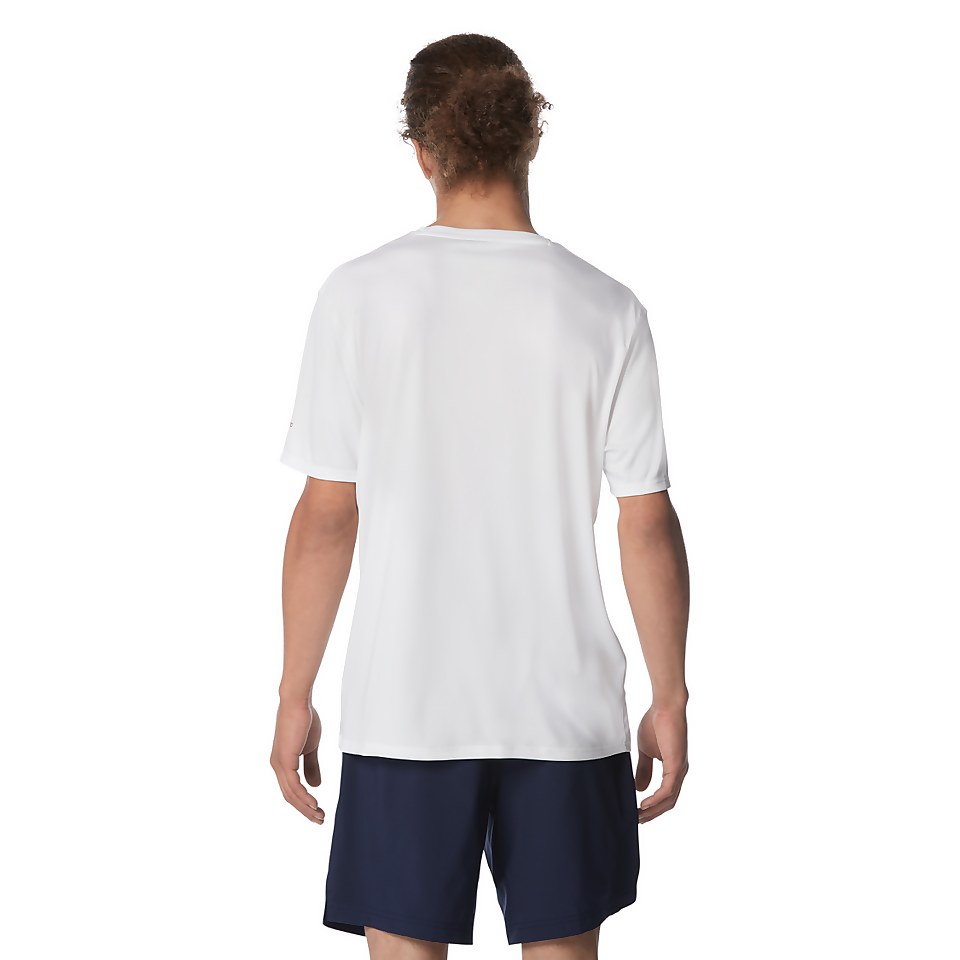 Men's Guard New Easy Short Sleeve Rashguard White