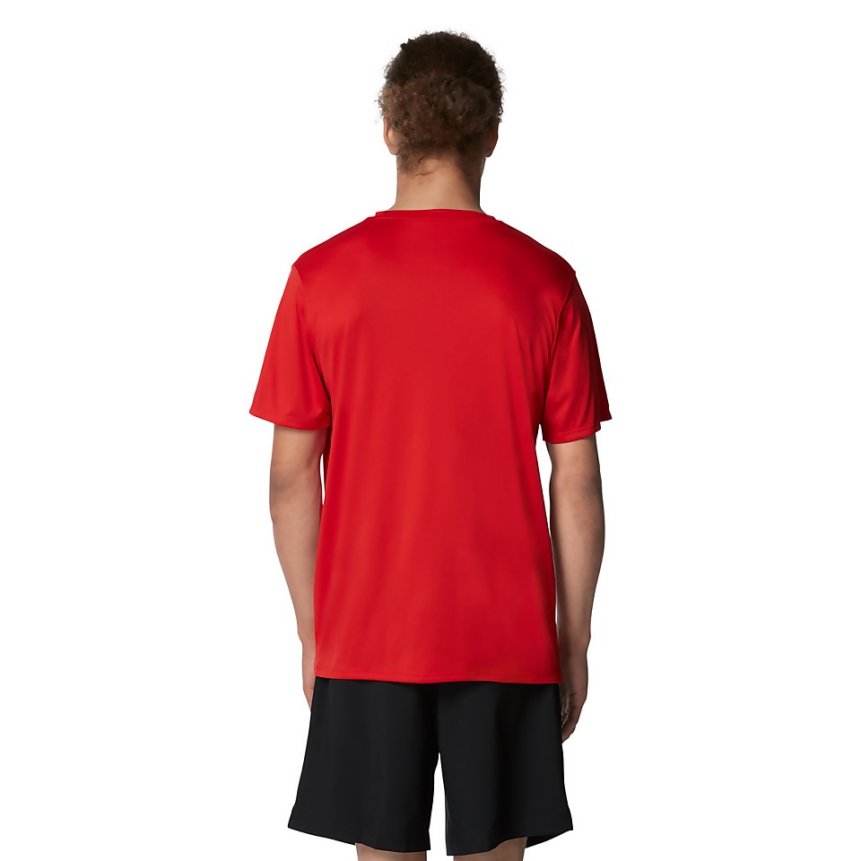 Men's Guard New Easy Short Sleeve Rashguard Red
