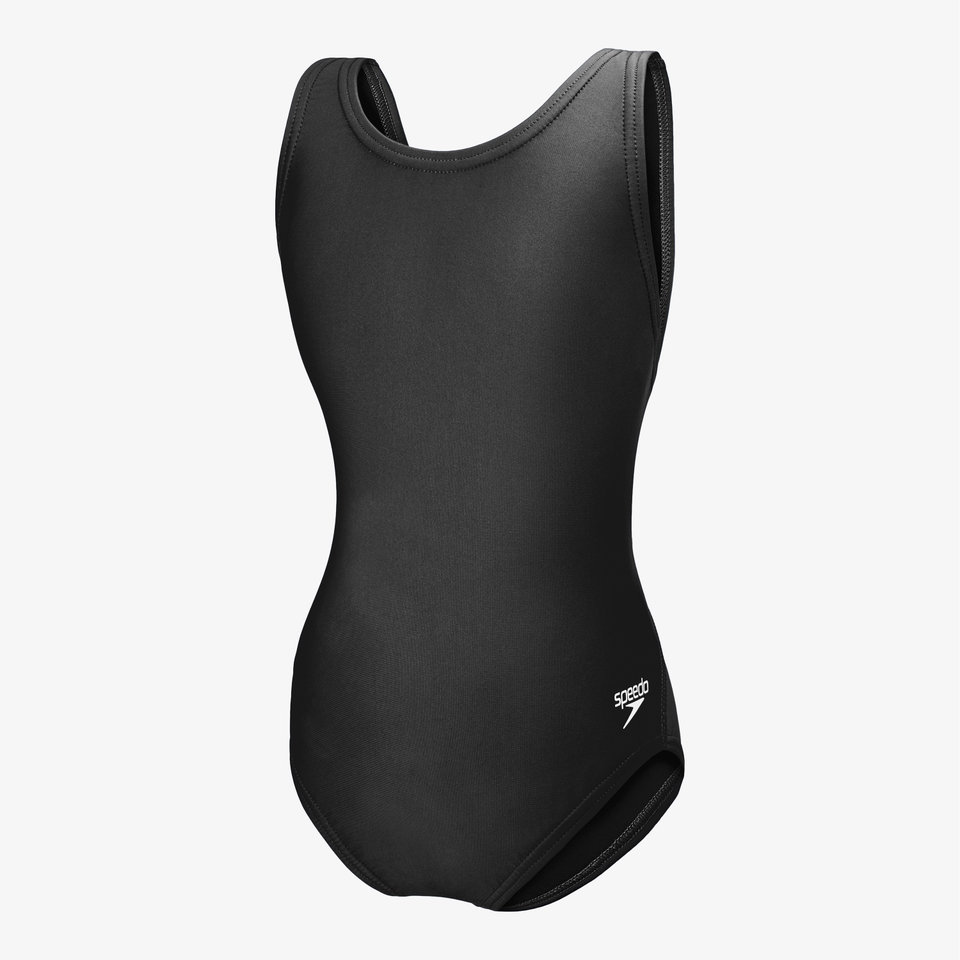 Women's Super Pro Back Solid One Piece Black