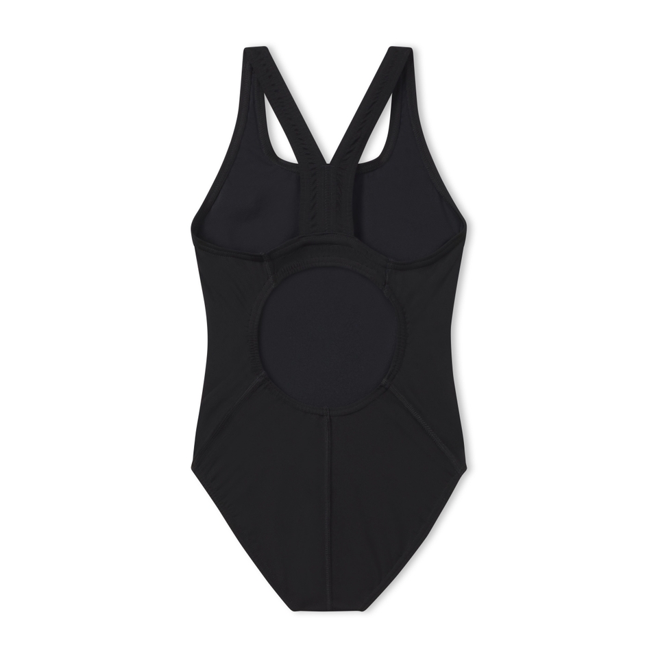 Women's Solid Super Proback Youth One Piece Black