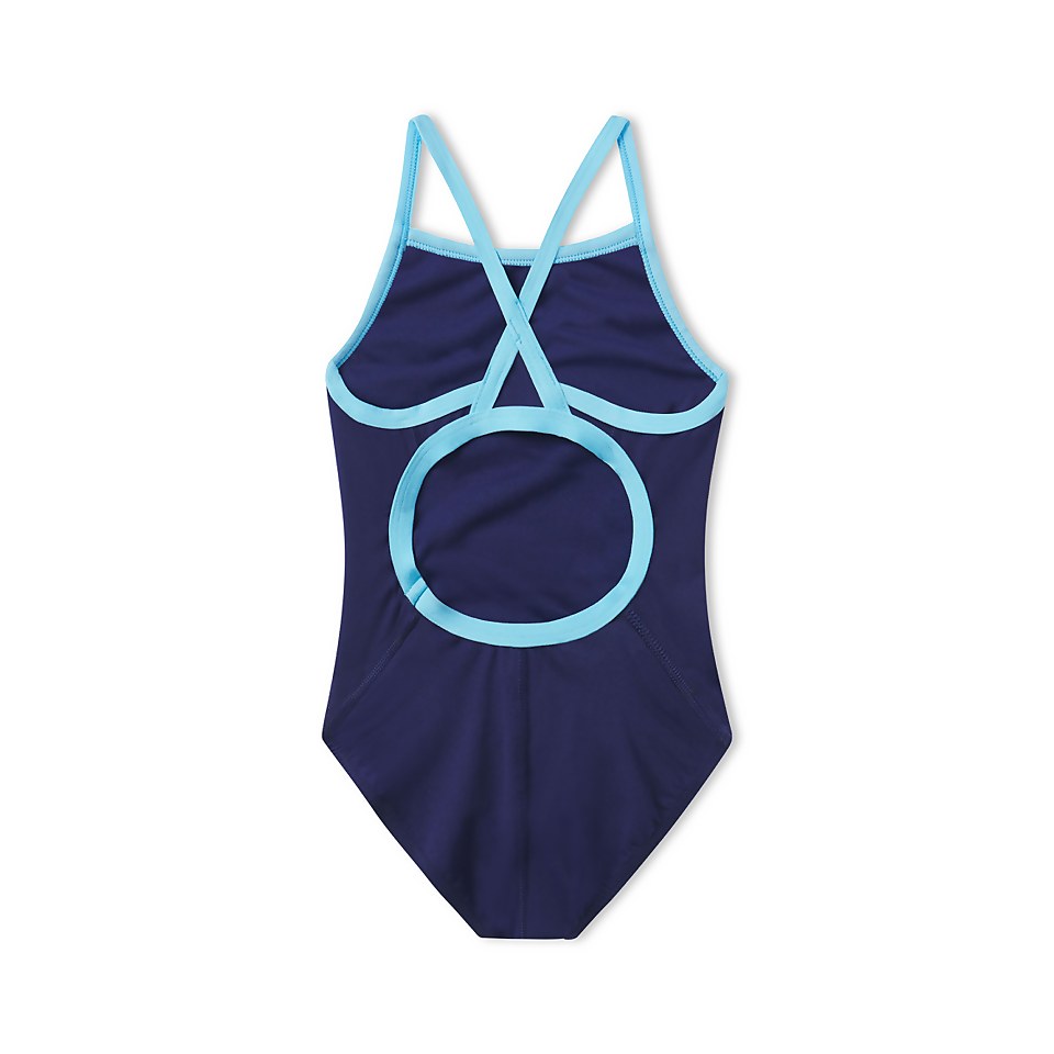 Girls Endurance+ Flyback Youth Training Suit One Piece Green