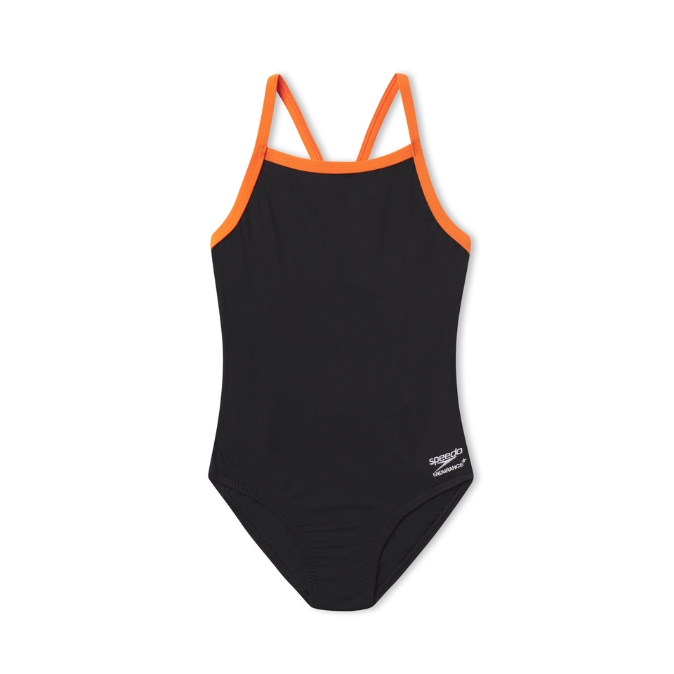 Women's Flyback Youth Training Suit One Piece Orange