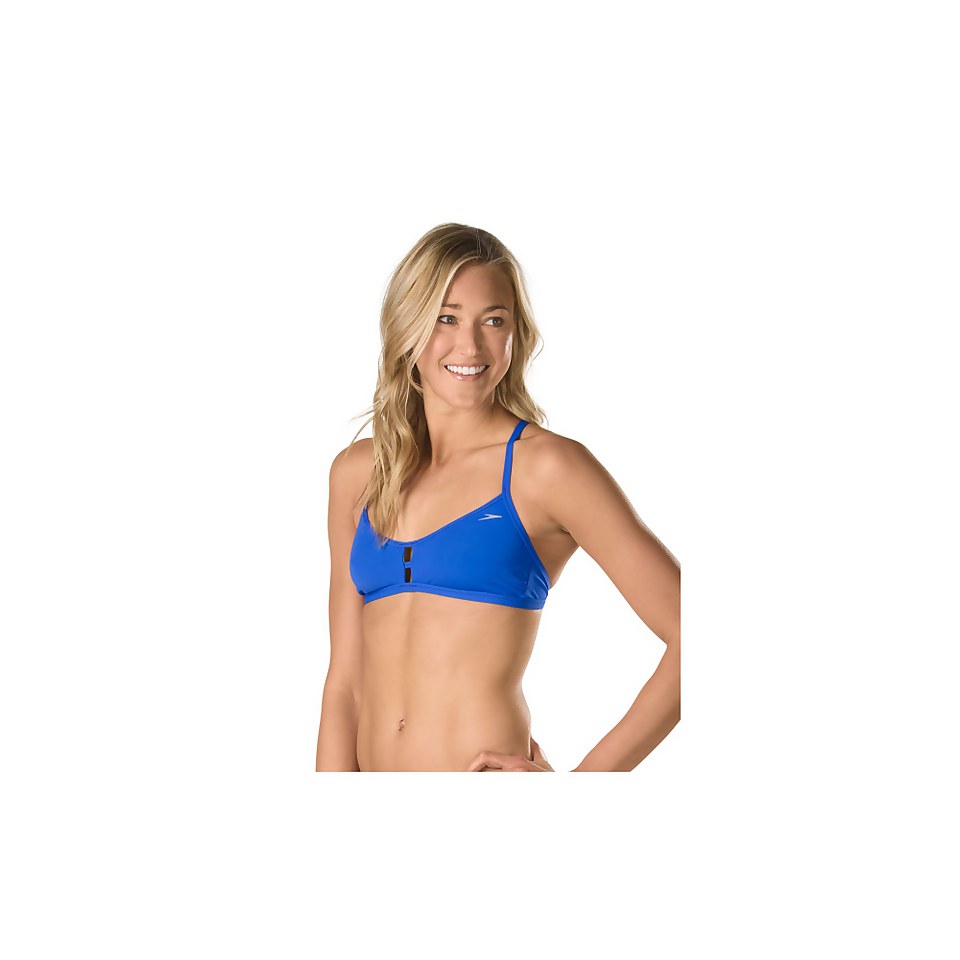 Solid Fixed Back Bikini Top - Speedo Endurance Lite