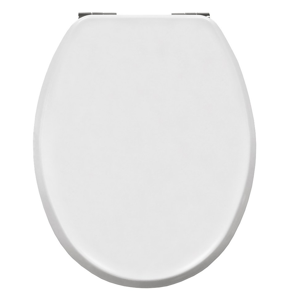 Bemis Wooden Memphis Ultra-Fix Toilet Seat - White