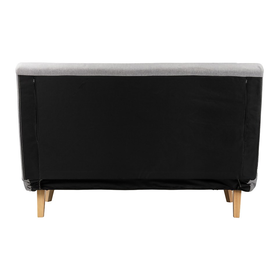 Freya Folding Sofa Bed Grey Homebase