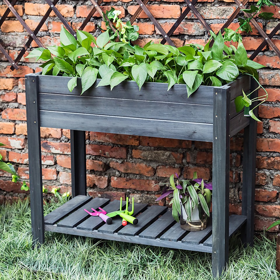 Wooden Growing Table - Grey