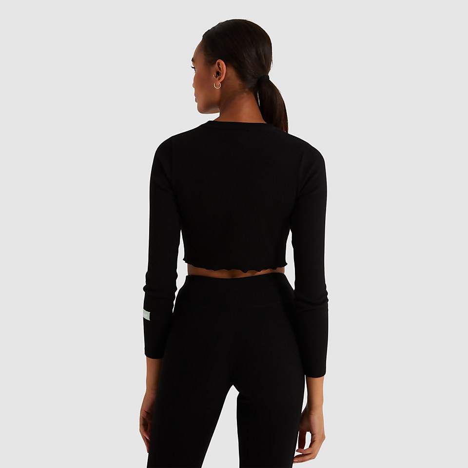 Vez Kurztop Schwarz für Damen