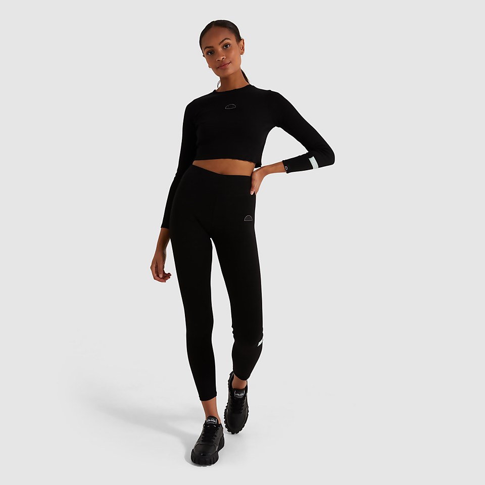 Vez Kurztop Schwarz für Damen