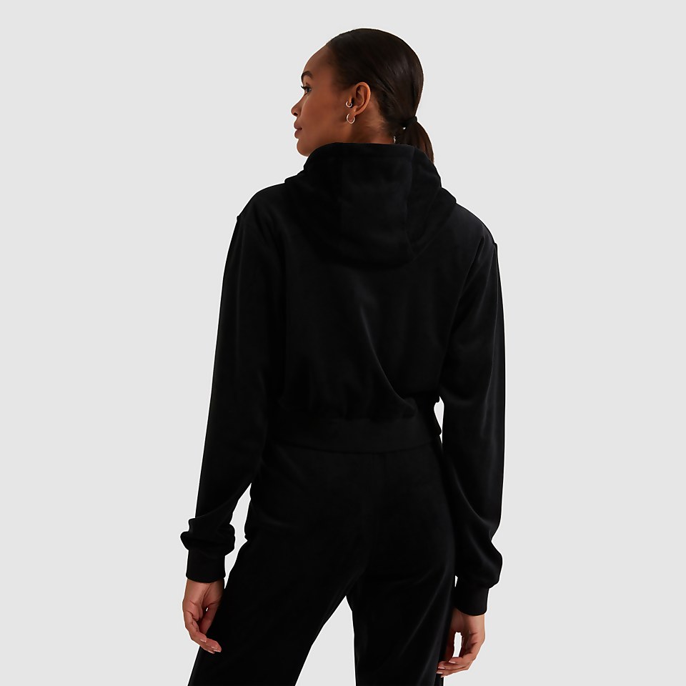 Kirsten Crop Hoody Black