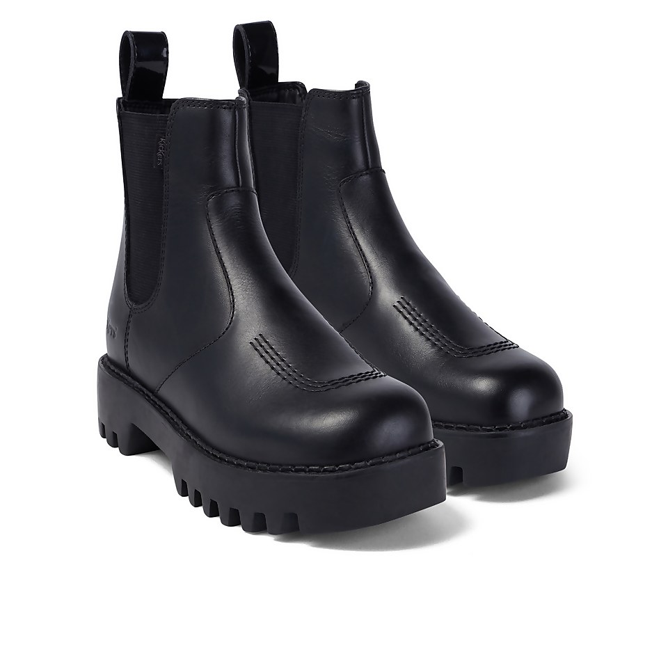 Adult Women's Kizziie Leather Chelz Black