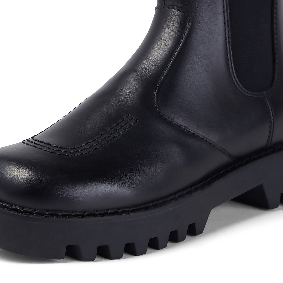 Adult Women's Kizziie Leather Chelz Black
