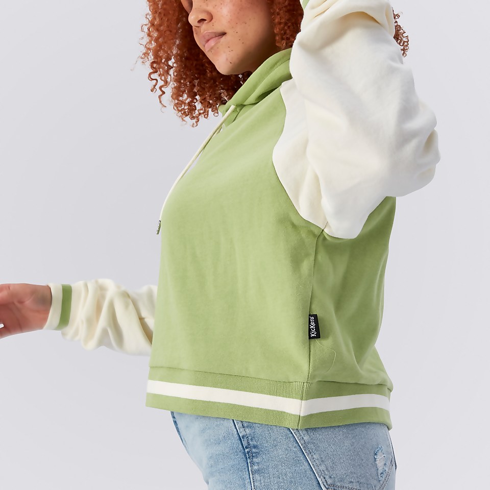 Women's Cropped Hoodie Lime
