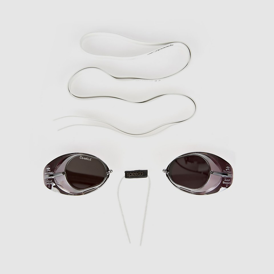Lunettes de natation suédoises Adulte Mirror noir/argent
