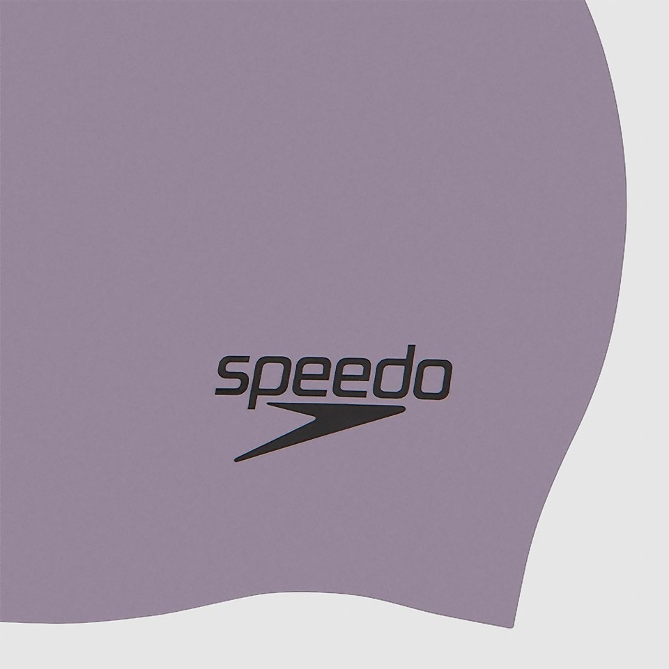 Adult Plain Moulded Silicone Cap Grey