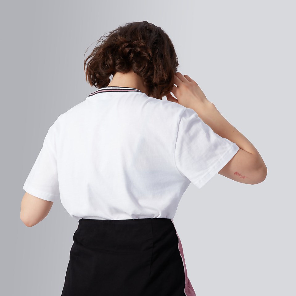 Women's Side Stripe Skirt Pink/Black