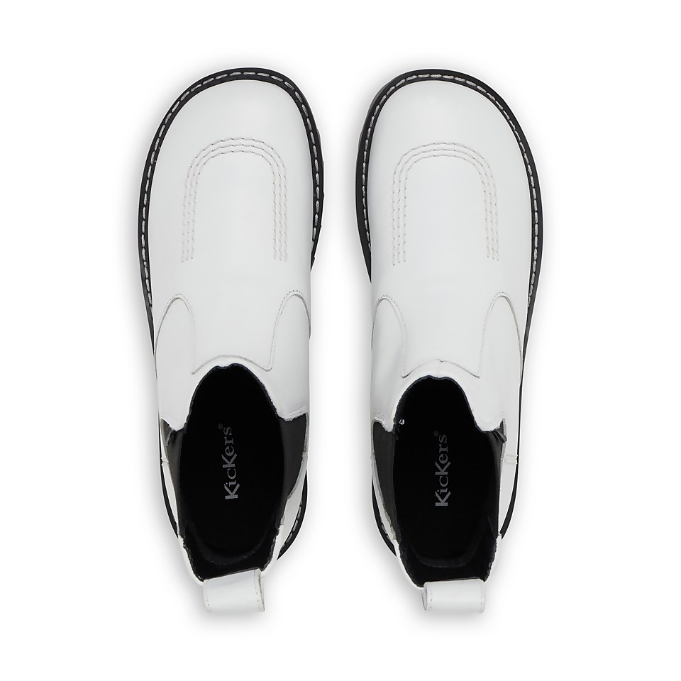 Adult Women's Kizziie Chelz Leather White