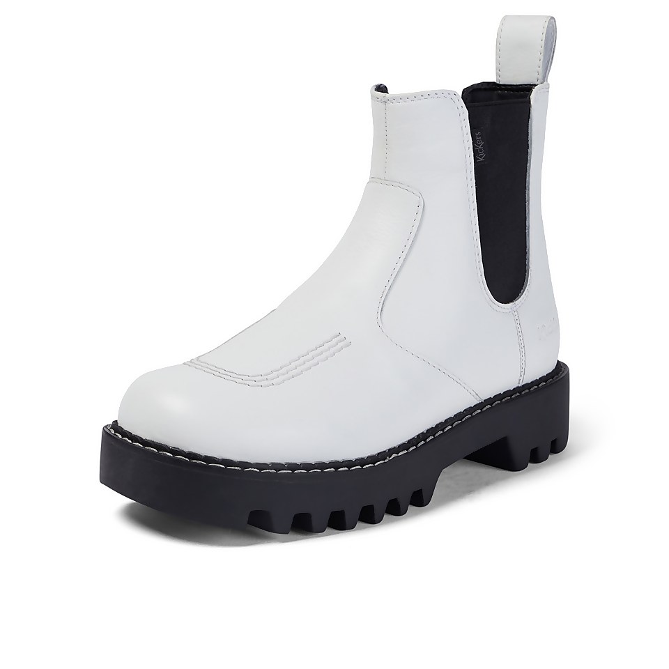 Adult Women's Kizziie Chelz Leather White