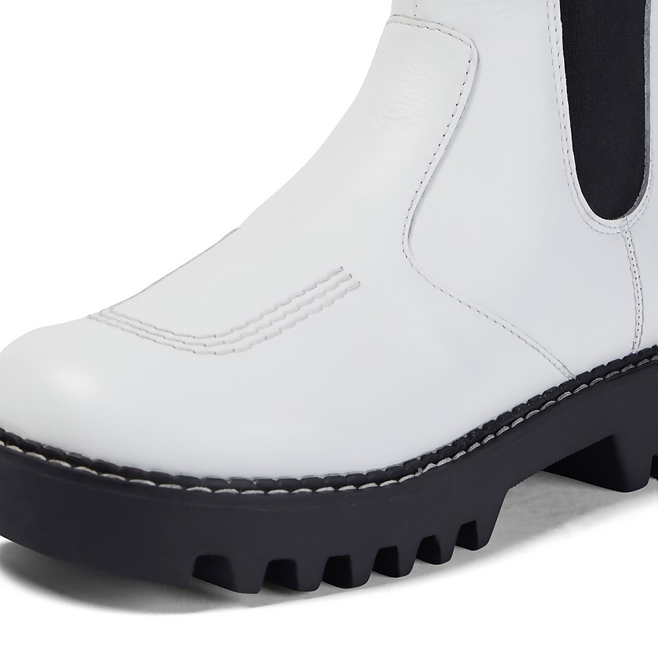 Adult Women's Kizziie Chelz Leather White