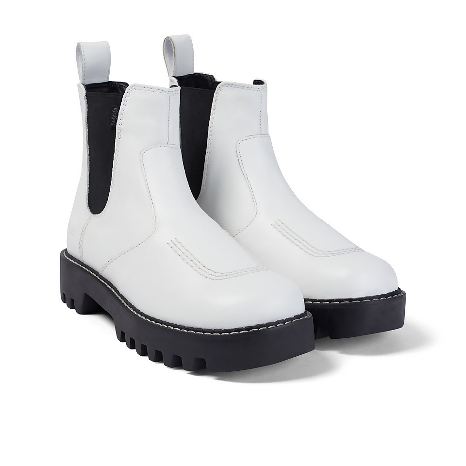 Adult Women's Kizziie Chelz Leather White