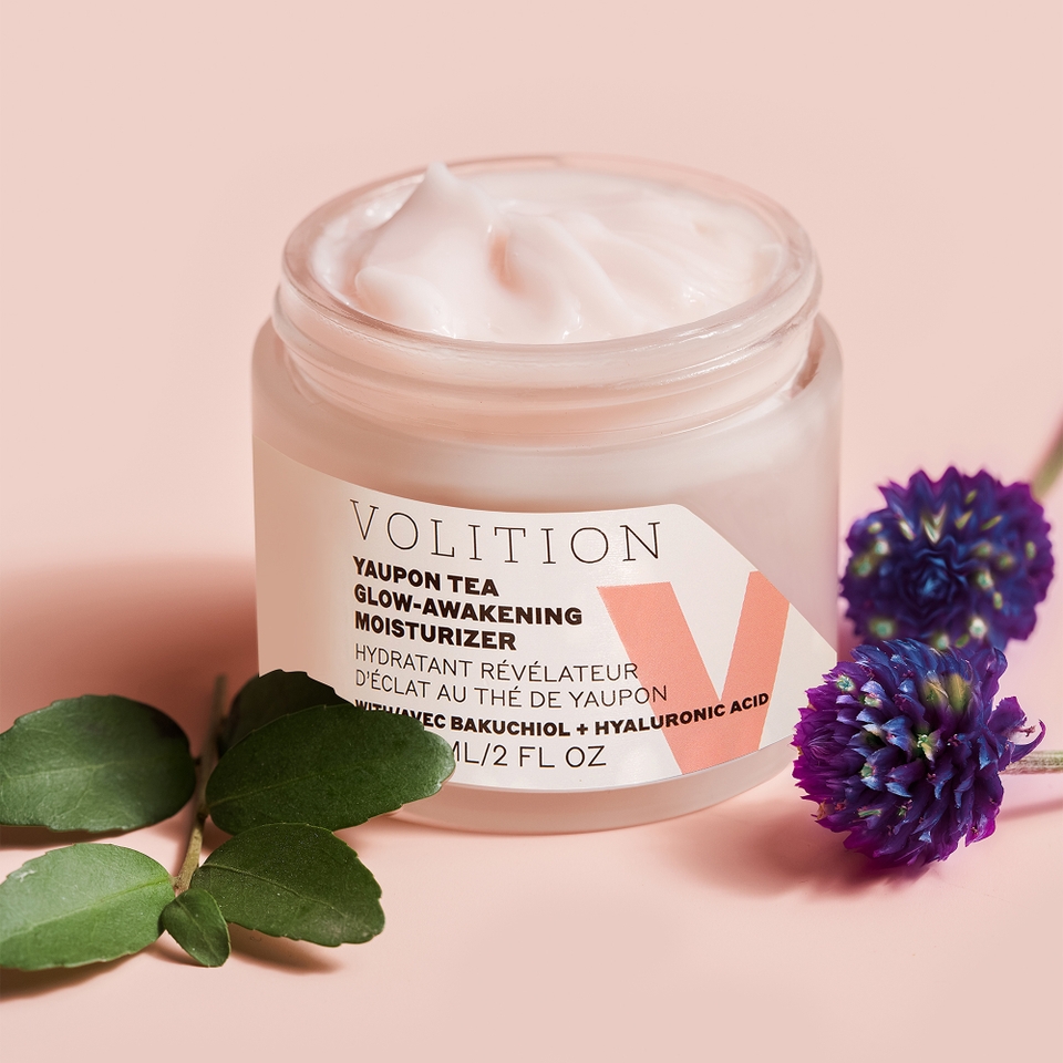 Volition Beauty Yaupon Tea Glow-Awakening Moisturiser with Hyaluronic Acid and Bakuchiol 2 oz