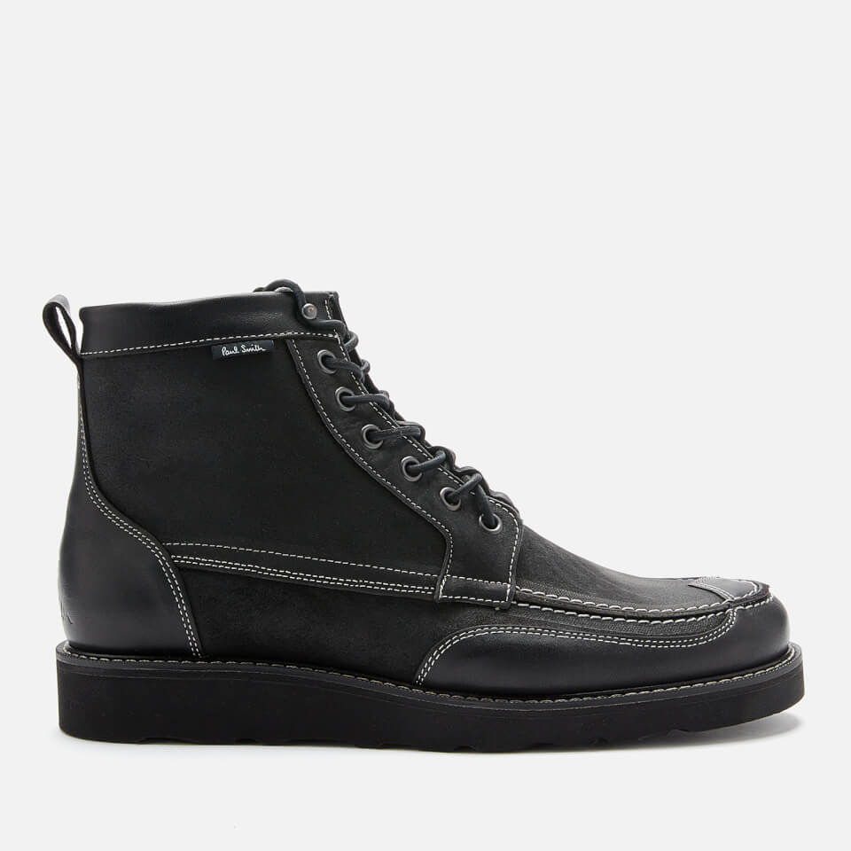 PS Paul Smith Men's Tufnel Suede Lace Up Boots - Black