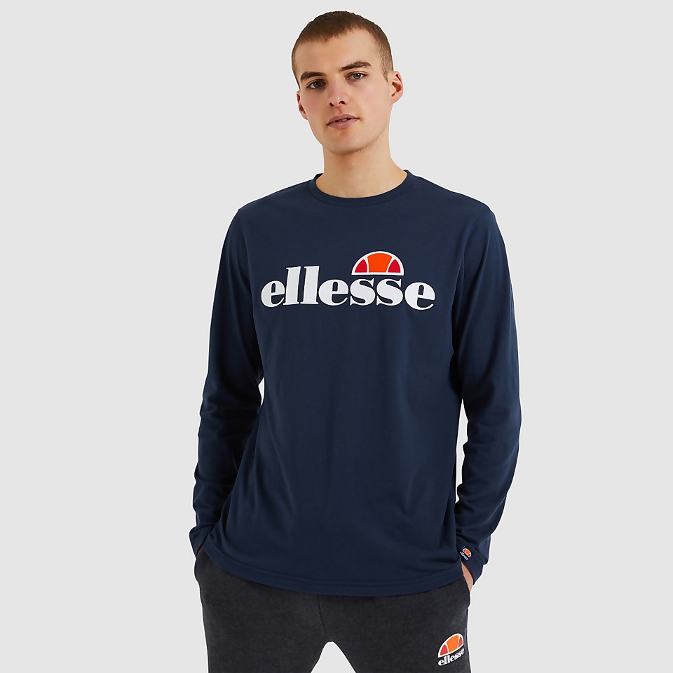 SL Grazie Langarm-T-Shirt Marineblau